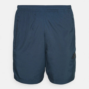 Mersey Sports - adidas Mens Shorts Woven Zip Pockets Navy GT8162