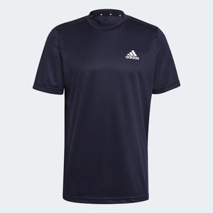 Mersey Sports - adidas Mens T-Shirt M PL T Chest Logo Navy GM2097