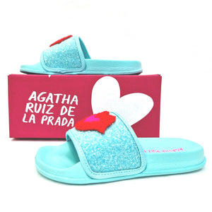 Mersey Sports - Agatha Ruiz Girls Sandals Mat Turquoise 232980-A