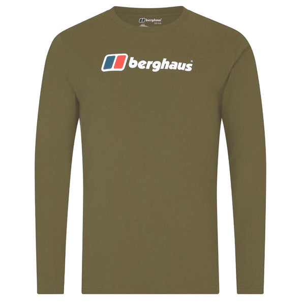 Mersey Sports - Berghaus Boys T-Shirt Long Sleeve Khaki BGHTJ10067 KHK