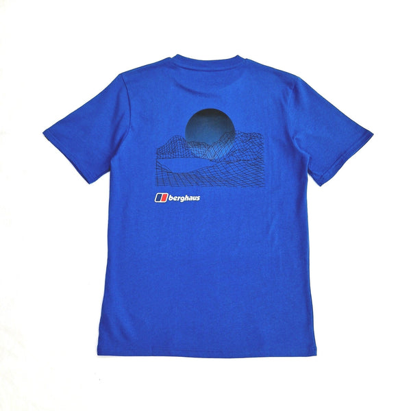 Mersey Sports - Berghaus Mens T-Shirt Snowdon 2.0 Blue/Black 4-A001593 HX5