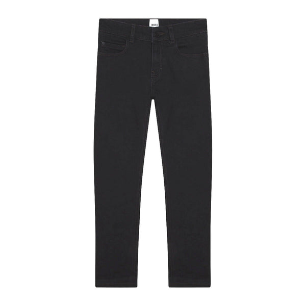 Mersey Sports - Boss Boys Jeans Casual D1 Slim Fit Black J24800 Z11