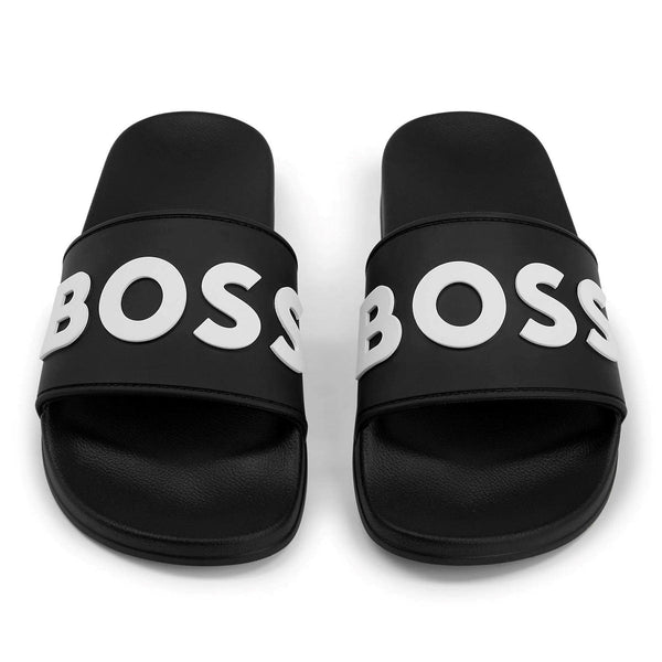 Mersey Sports - Boss Mens Sandals Kirk Sliders Black 50488911 001