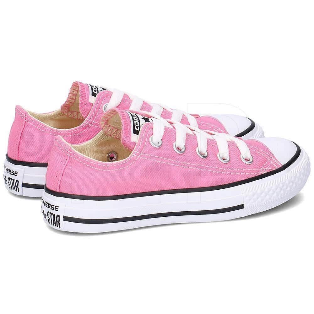 Converse Kid s Trainers All Star Ox Pink 3J238C Mersey Sports