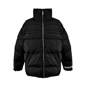 Mersey Sports - Dsquared2 Kids Coat Puffer Jacket Style Black/White DQ1163 D00BN DQ900