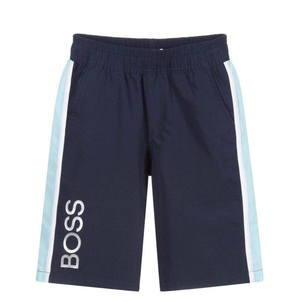 Mersey Sports - Hugo Boss Boy's 2Pc Shorts & Tee Set White J25L05 10B