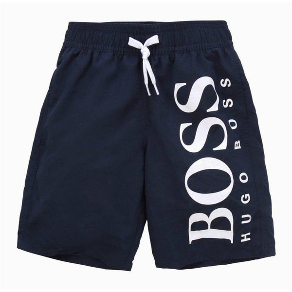 Mersey Sports - Hugo Boss Boys Shorts Navy J24650 849