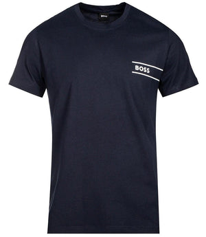 Mersey Sports - Hugo Boss Mens T-Shirt RN 24 Navy/White 50469154 405