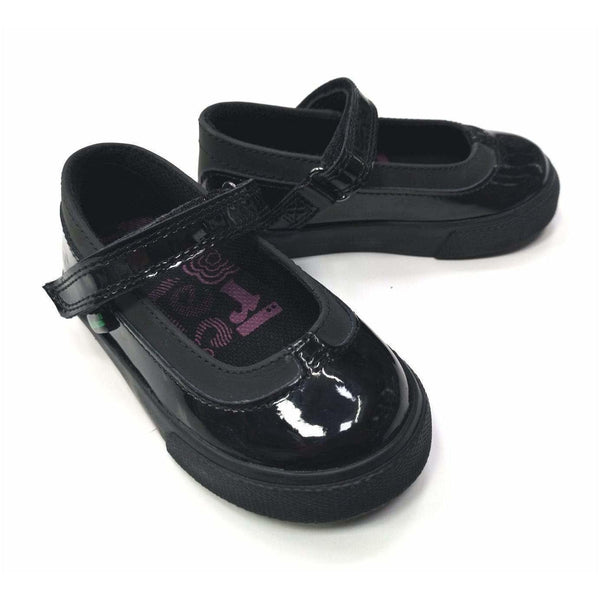 Mersey Sports - Kickers Girls Shoes Tovni MJ Patent Leather  1-14130