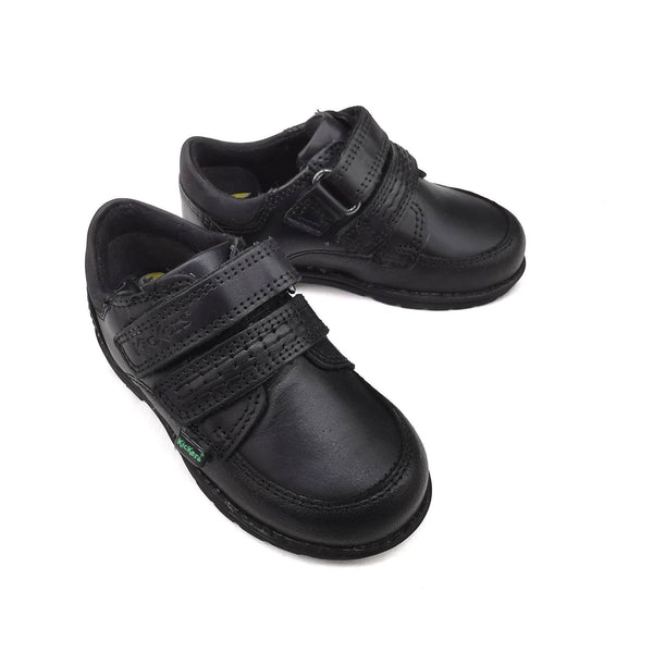 Mersey Sports - Kickers Infants Shoes Orin Toe Lo Black 1-15265
