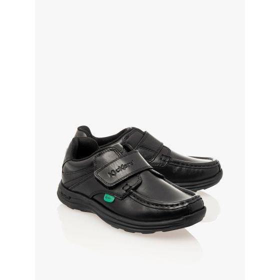 Mersey Sports - Kickers Kids Shoes Reasan Strap Black 1-12823