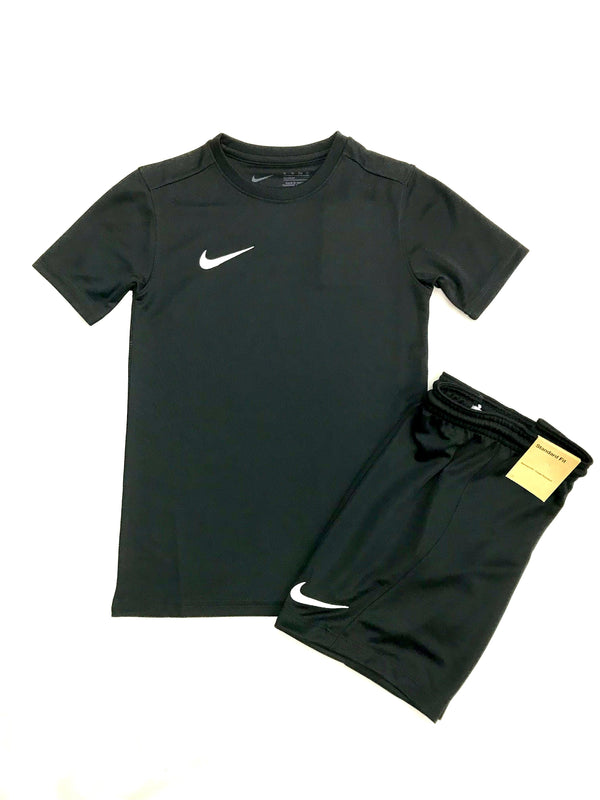 Mersey Sports - Nike Boys 2Pc Shorts & T-Shirt Set Black BV6741 010