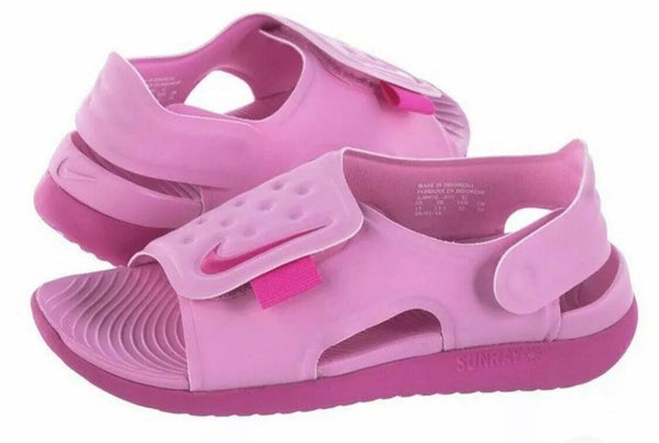 Mersey Sports - Nike Girls Sandals Infants Sunray Adjust 5 Flip Flops Pink AJ9077 601