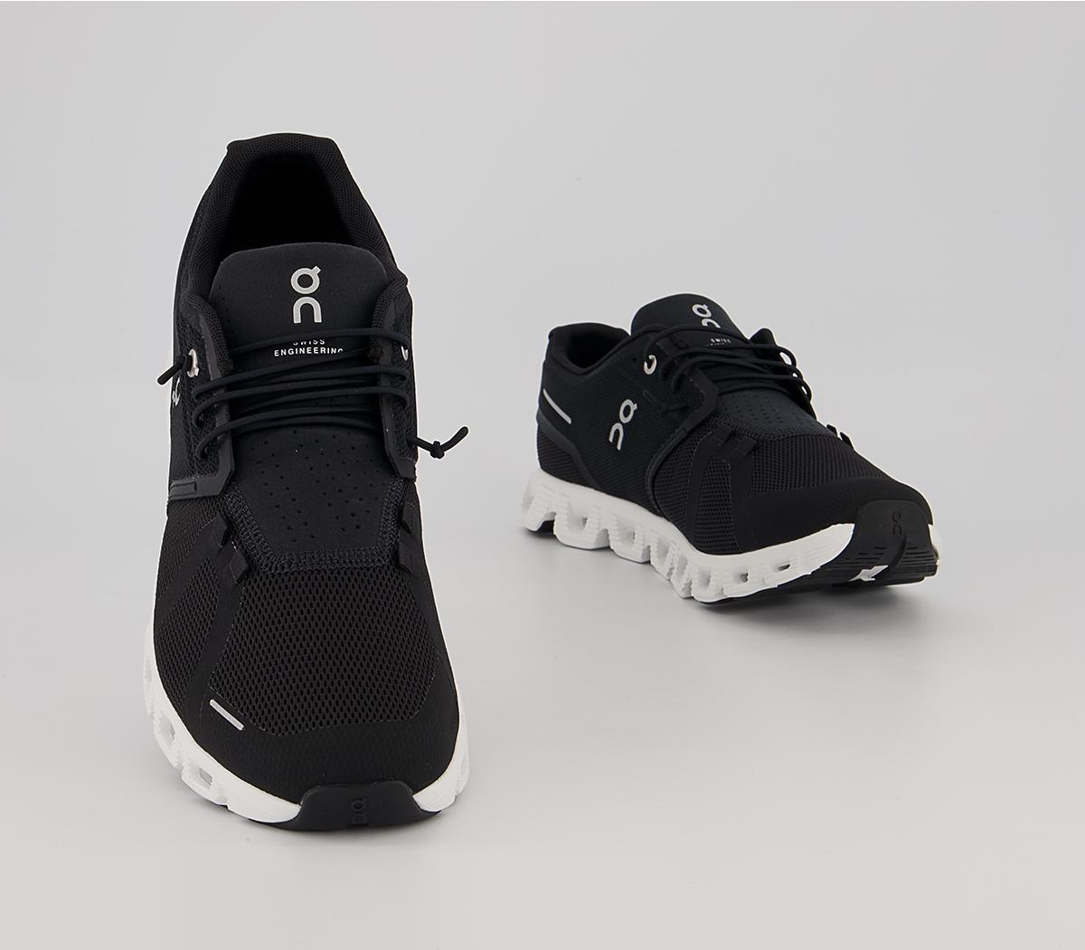 On Running Mens Trainers Cloud 5 Black White 59.98919 Mersey Sports