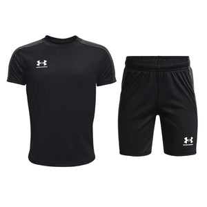 Mersey Sports - Under Armour Boys 2Pc Shorts & T-Shirt Set Challenger Black 1366494 001