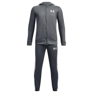Mersey Sports - Under Armour Boys Tracksuit Challenger Grey/White 1376329 012