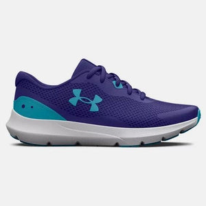 Mersey Sports - Under Armour Juniors Trainers Surge 3 Blue/White 3024989 501